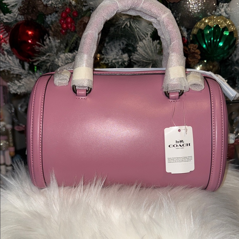 Coach Pink Satchel Bag